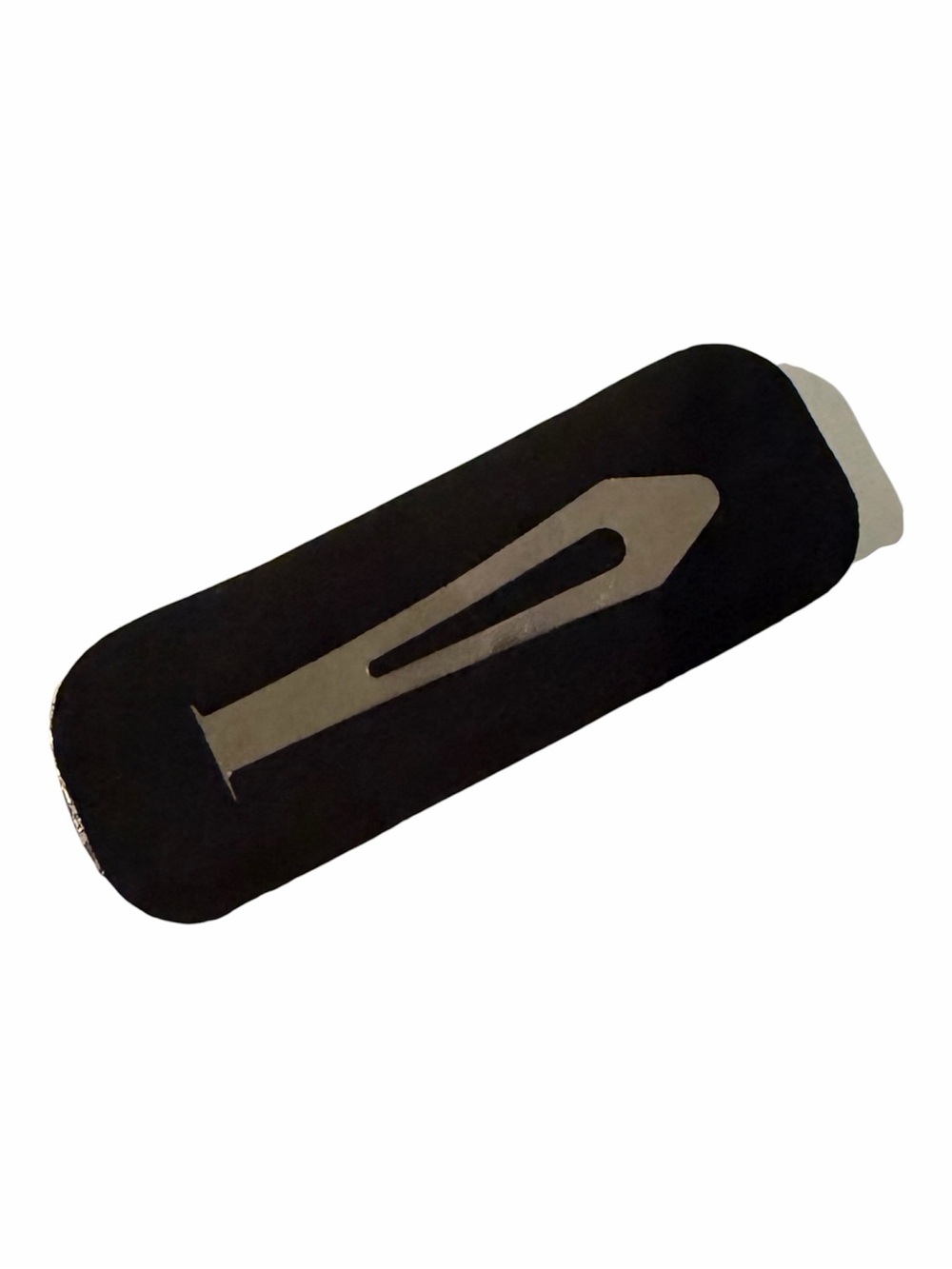 Crystal Pave Rectangular Hair Clip - Gold Trim NWT - Picture 2 of 2